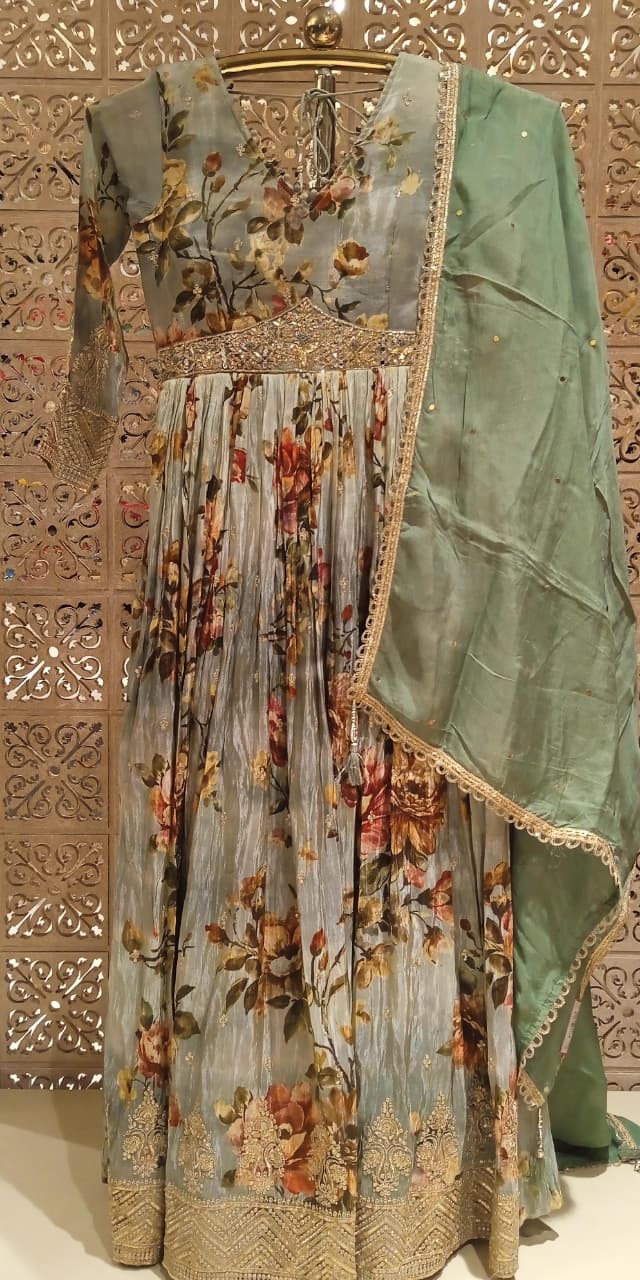 PARTY WEAR GOWN FESTIVE OCCASSION