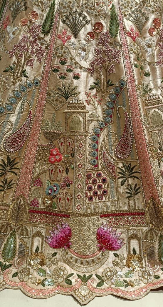 WEDDING RECEPTION ENGAGEMENT FUNCTIONAL LEHENGA CHOLI