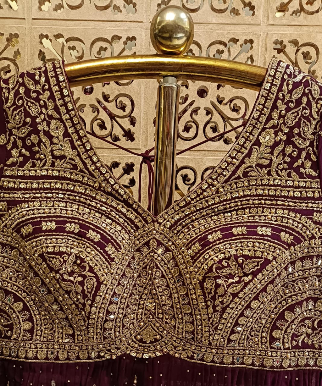 LONG TOP WITH SKIRT PARTY WEAR LEHENGA CHOLI