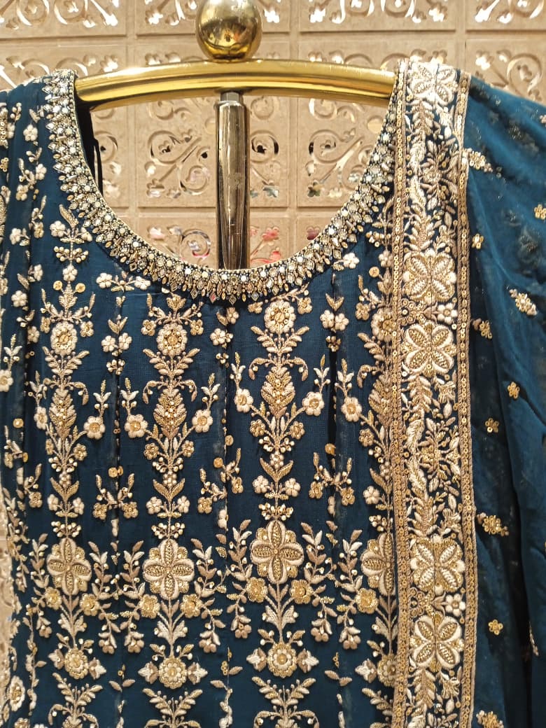 WEDDING,RECEPTION FUNCTIONAL PARTY WEAR GOWN