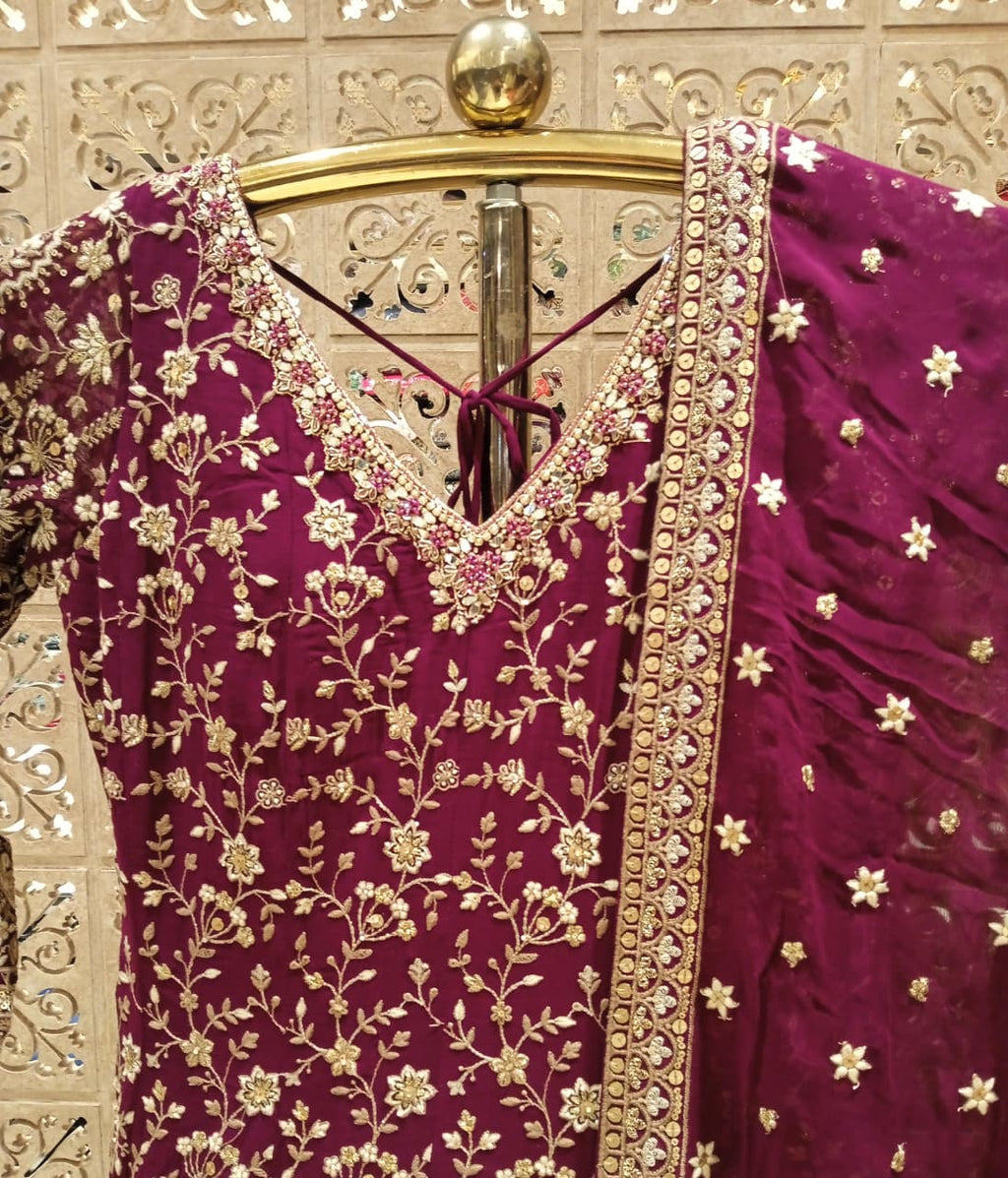 RECEPTION FESTIVE OCCASSION PARTY WEAR OUTFIT