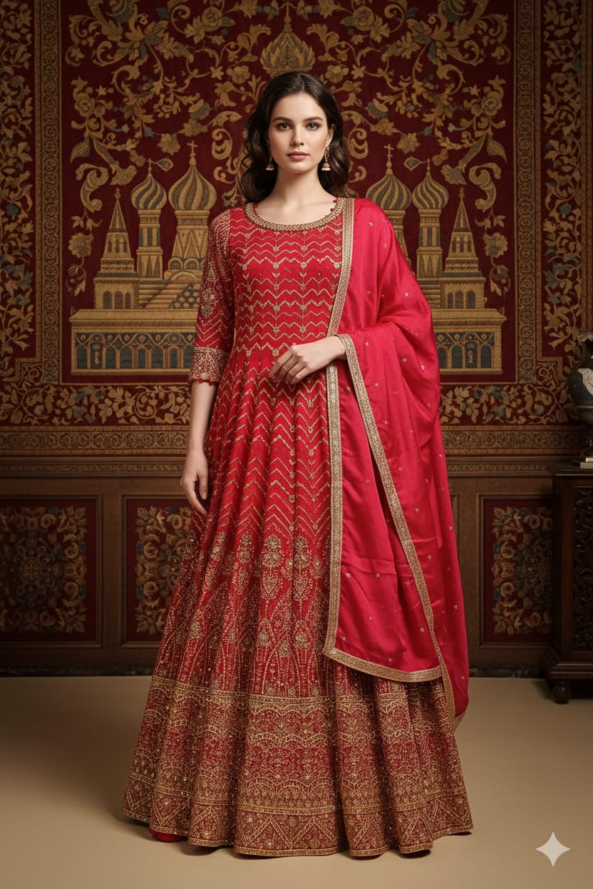 RECEPTION,FESTIVE OCCASSION PARTY WEAR GOWN