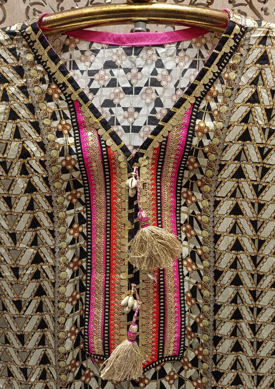 INDO-WESTERN KAFTAN STYLE OUTFIT