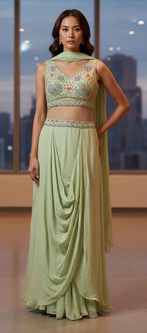 INDO-WESTERN FUNCTIONAL WEAR OUTFIT