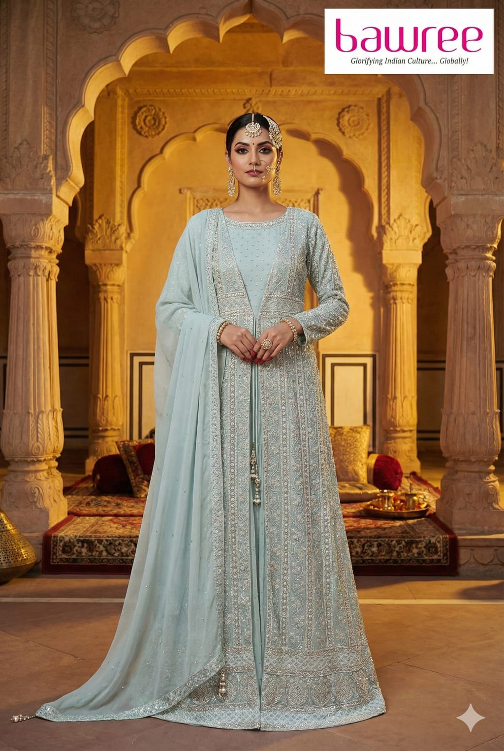 WEDDING,RECEPTION FUNCTIONAL FESTIVE OCCASSION OUTFIT