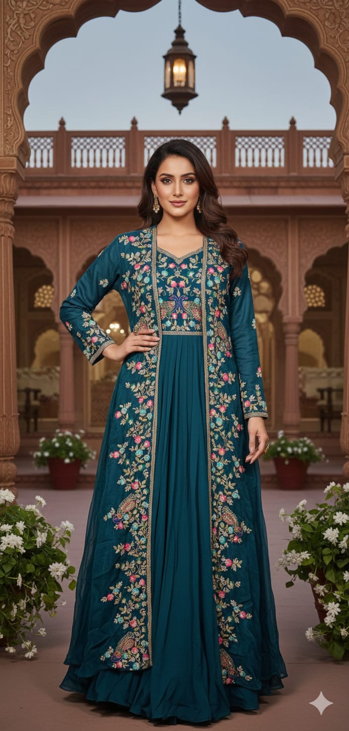 PARTY WEAR FUNCTIONAL FESTIVE OCCASSION OUTFIT