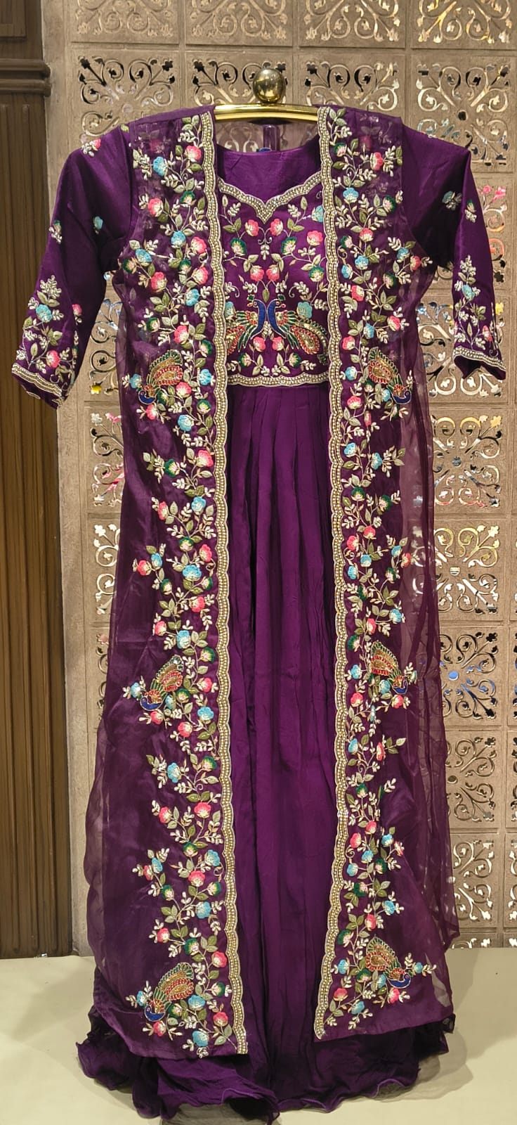 PARTY WEAR GOWN FUNCTIONAL FESTIVE OCCASSION OUTFIT