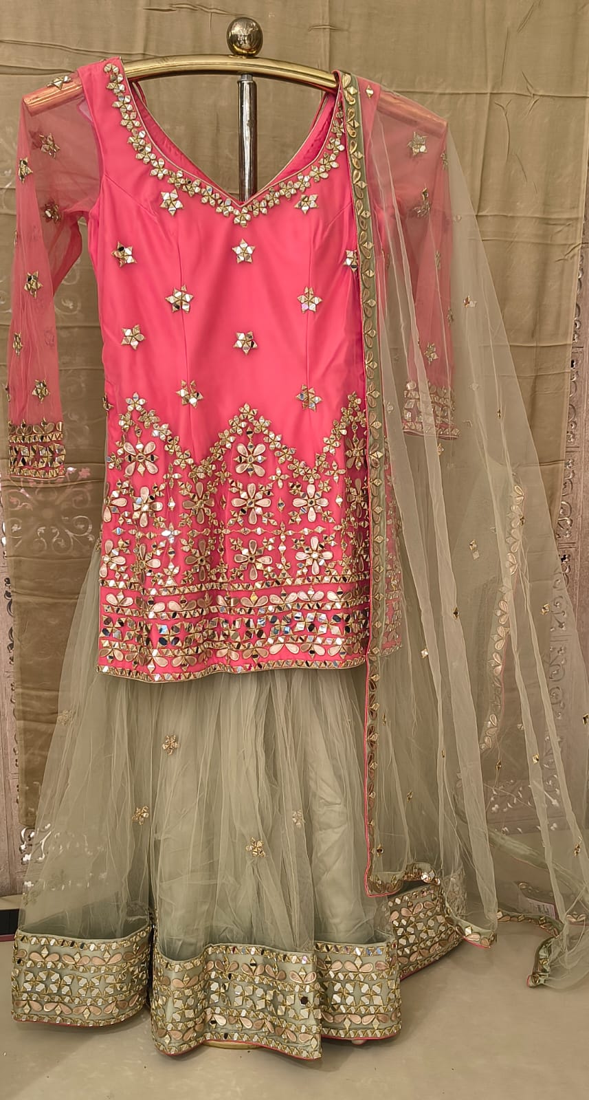 FESTIVE OCCASSION FUNCTIONAL WEAR GHARARA SET