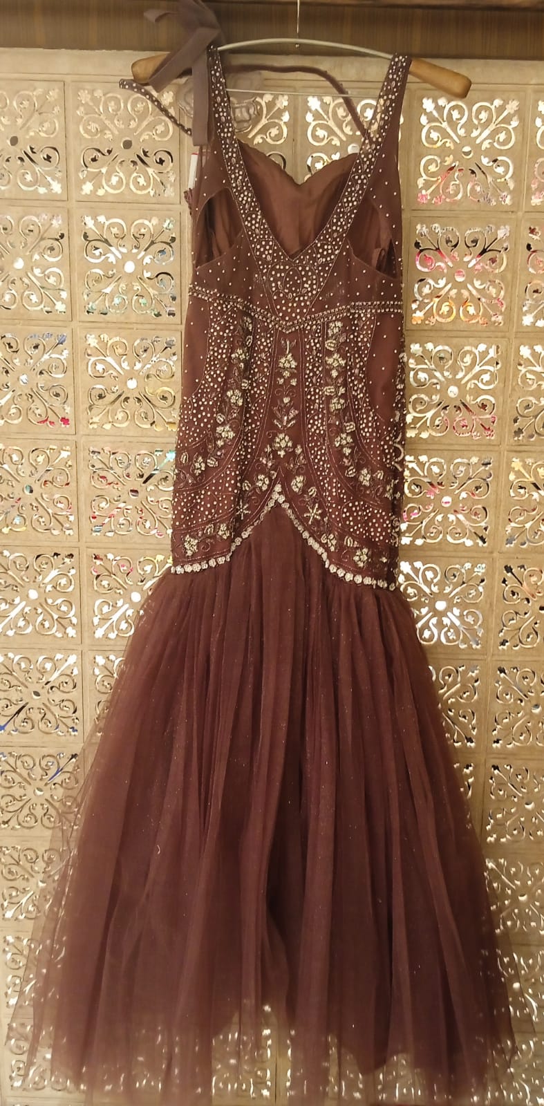 FISH-CUT GOWN STYLE PARTY WEAR