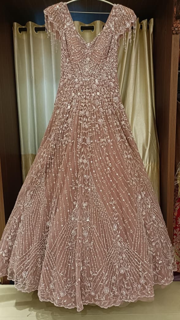 WEDDING,RECEPTION FUNCTIONAL PARTY WEAR GOWN