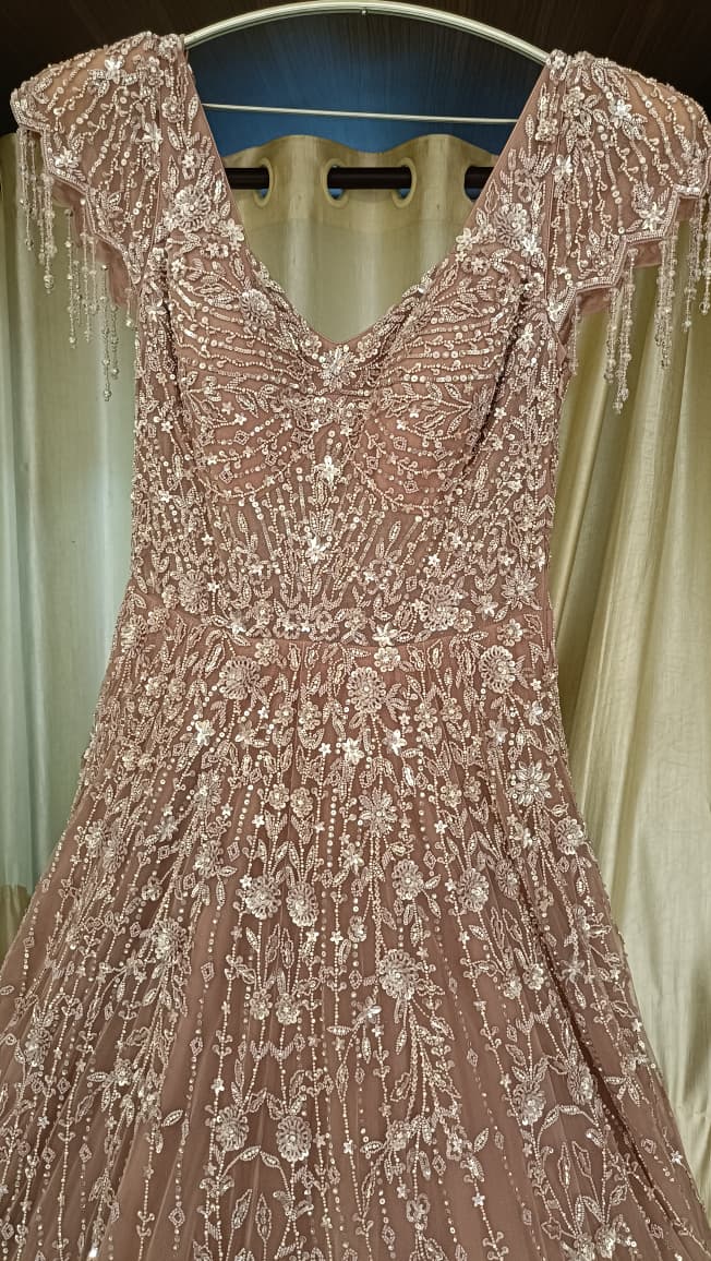 WEDDING,RECEPTION FUNCTIONAL PARTY WEAR GOWN