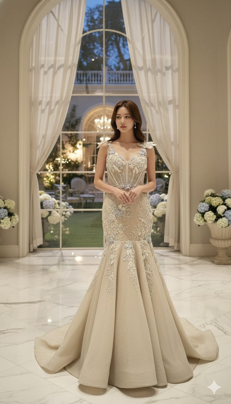 WEDDING,RECEPTION FUNCTIONAL OUTFIT