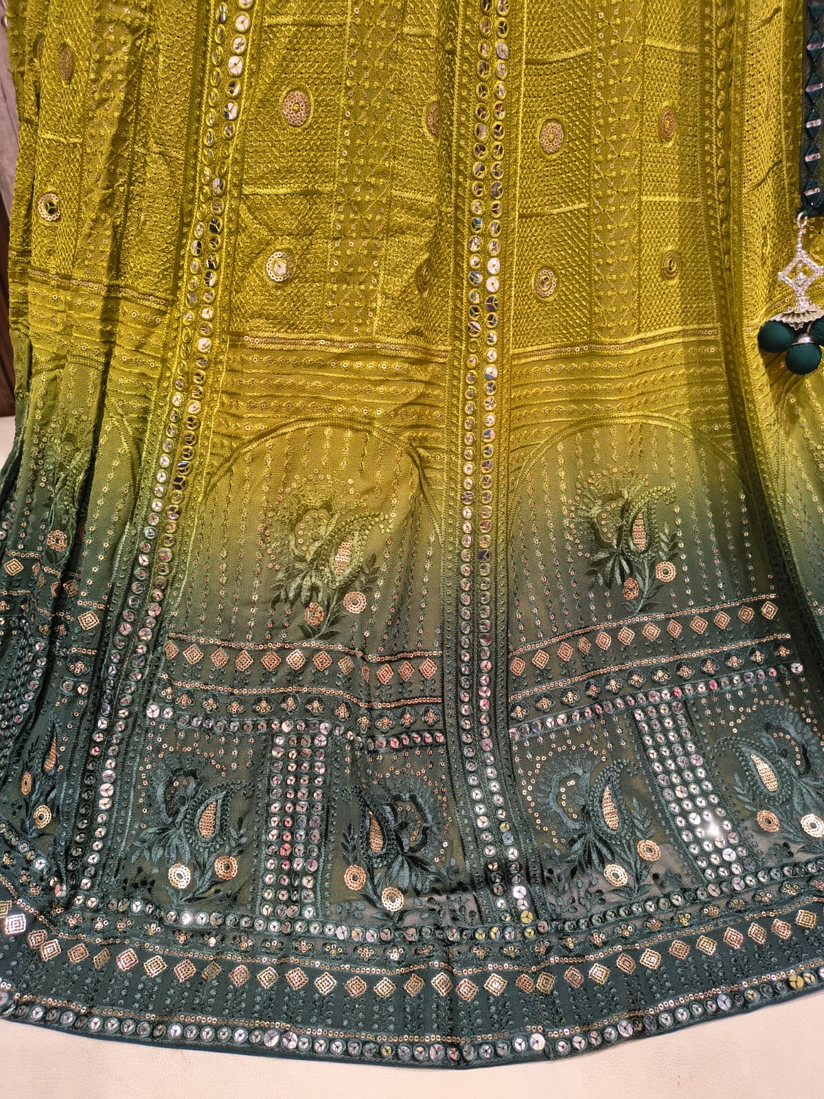 MEHENDI,HALDI FESTVE OCCASSION PARTY WEAR OUTFIT