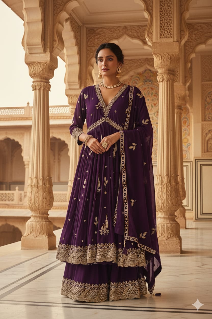 FUNCTIONAL FESTIVE  OCCASSION PARTY WEAR OUTFIT