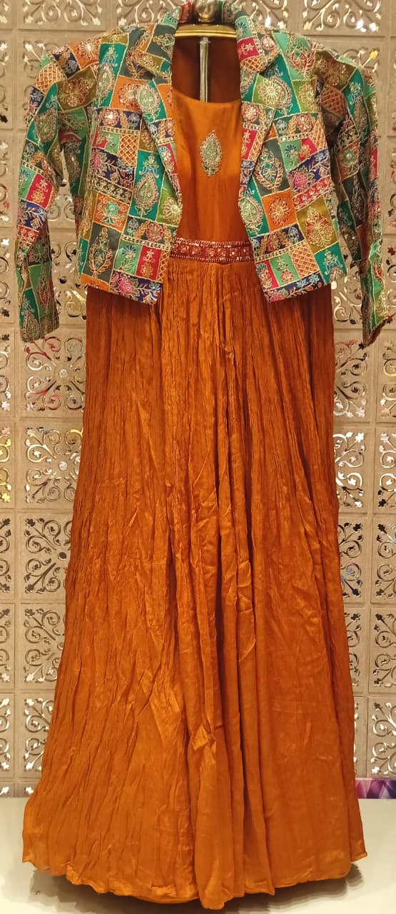 FLOOR LENGTH PARTY WEAR GOWN