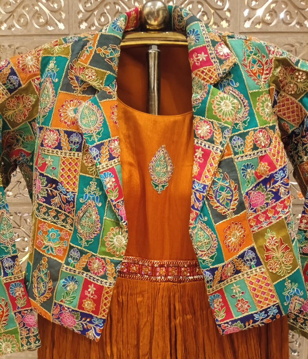 FLOOR LENGTH PARTY WEAR GOWN