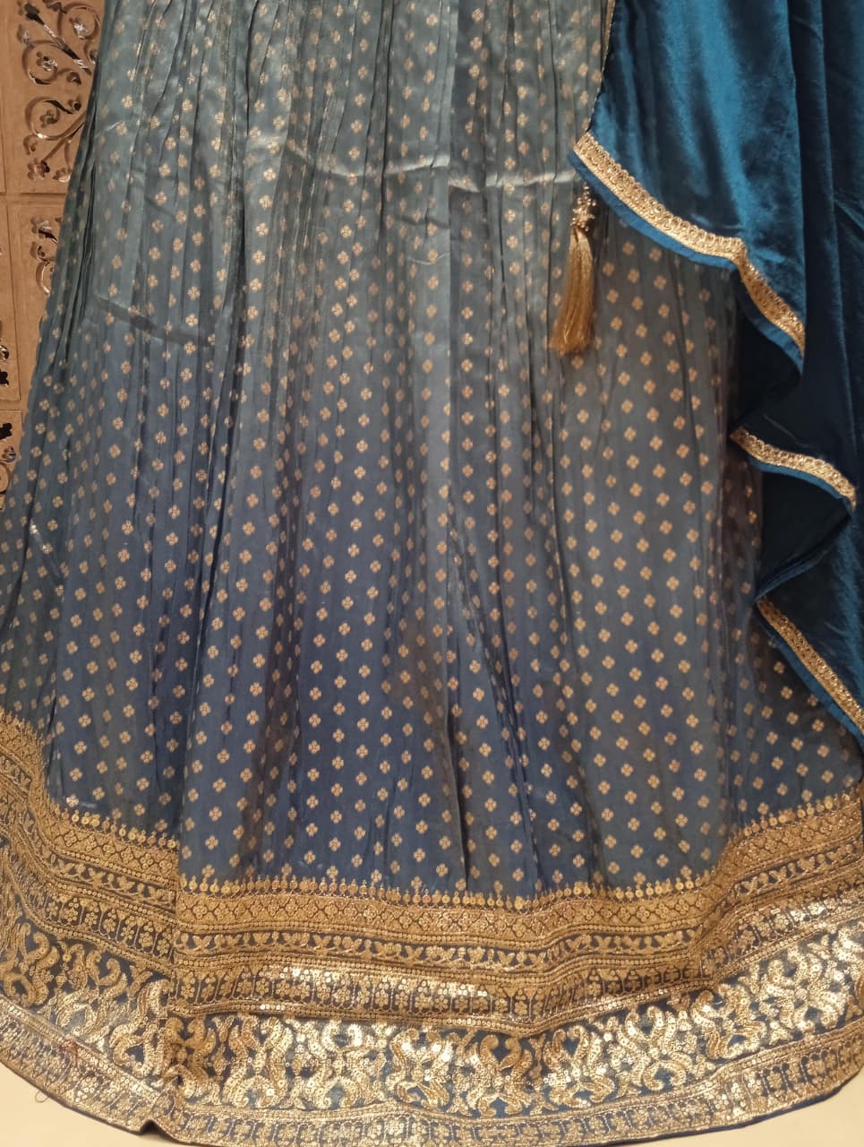 HALDI,MEHENDI FUNCTIONAL PARTY WEAR LEHENGA