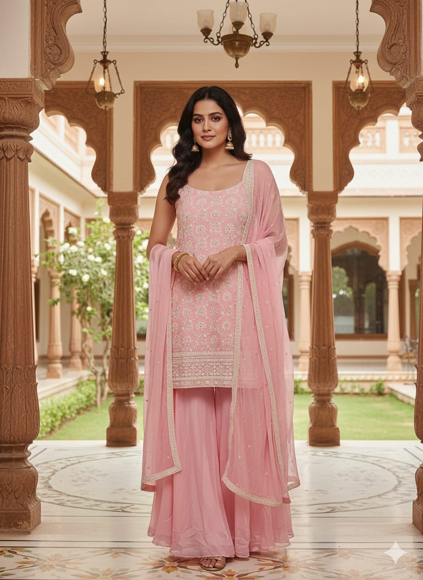 INDO-WESTERN PALAZZO SET