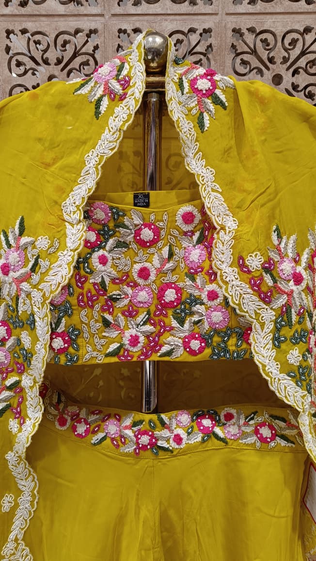 INDO-WESTERN HALDI,MEHENDI FESTIVE OCCASSION OUTFIT