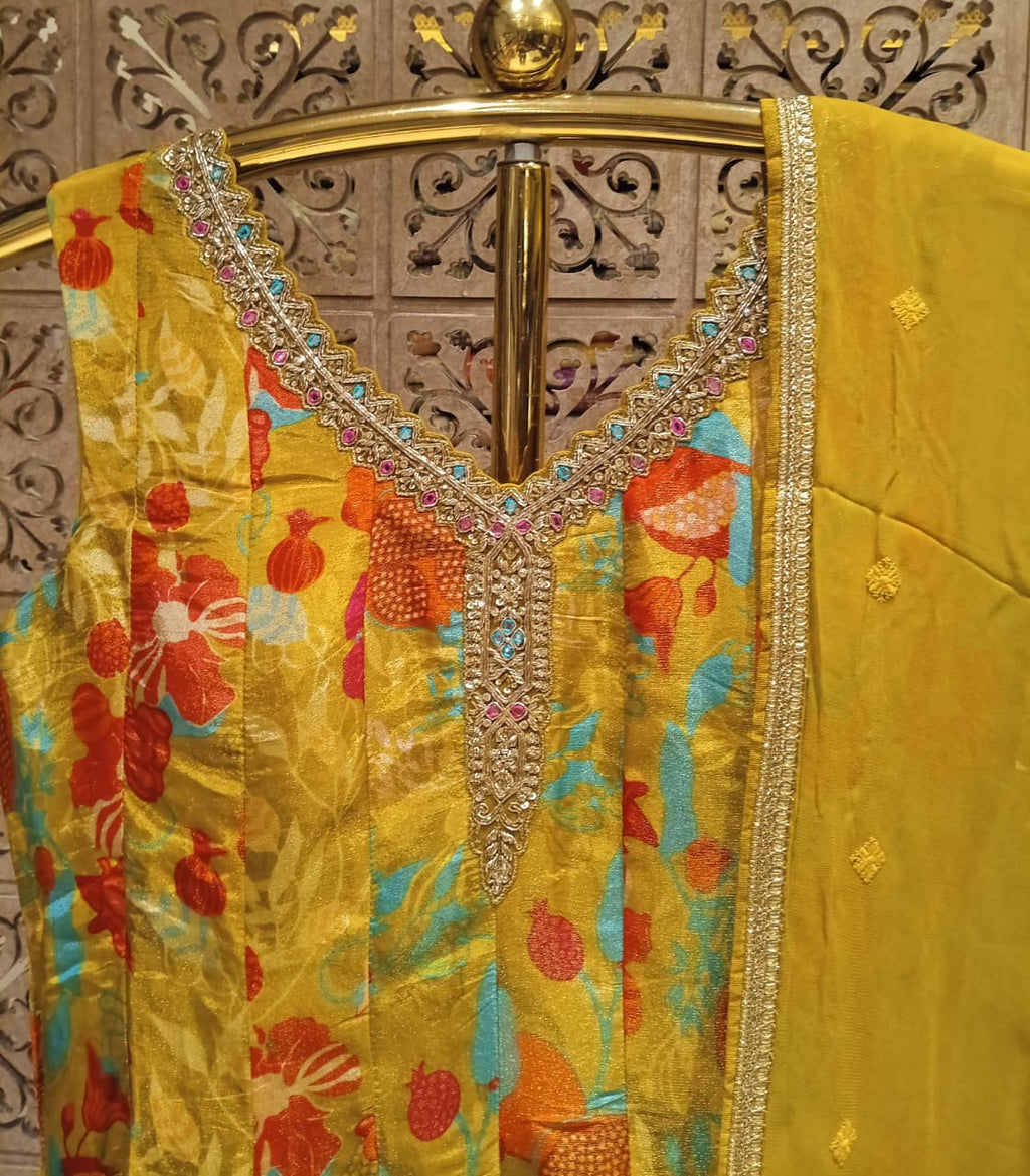 FLOOR LENGTH PARTY WEAR GOWN