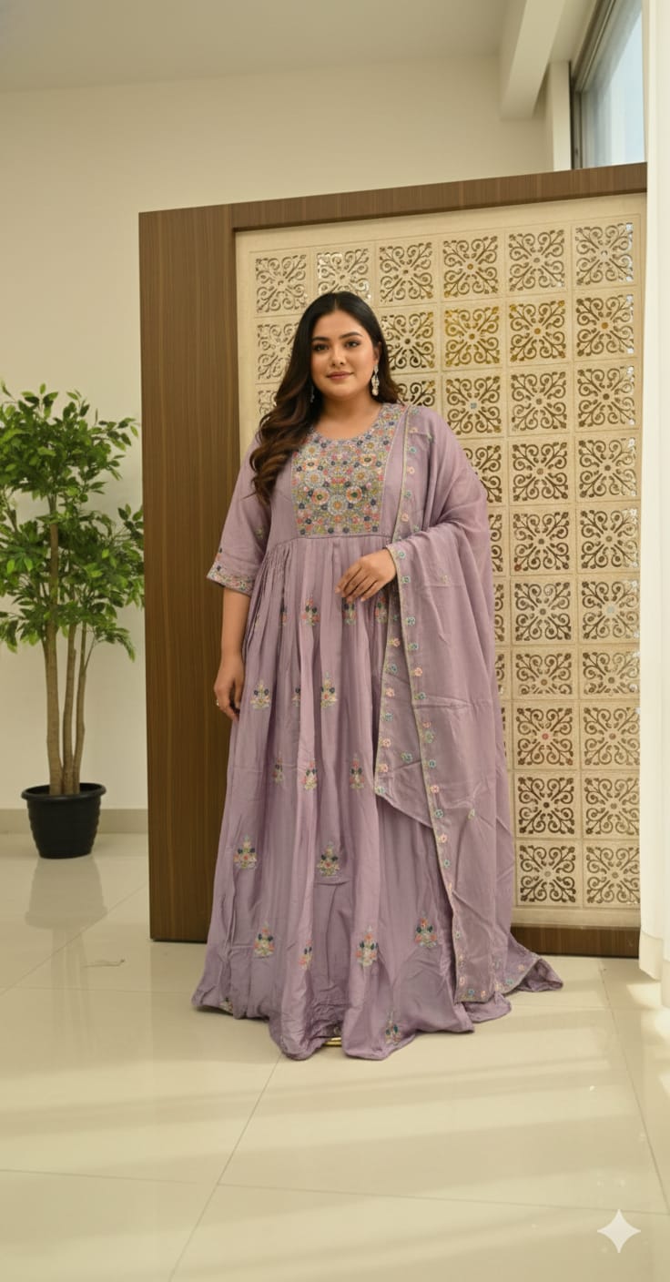 FLOOR LENGTH PARTY WEAR ANARKALI
