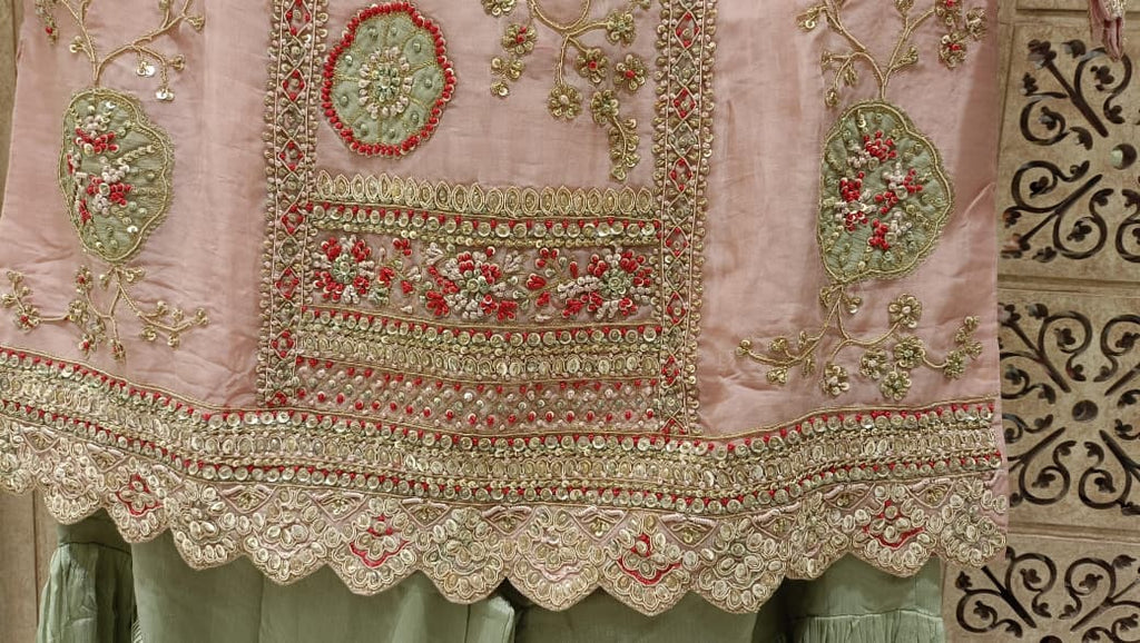 PARTY WEAR FESTIVE OCCASSION PARTY WEAR GHARARA SET