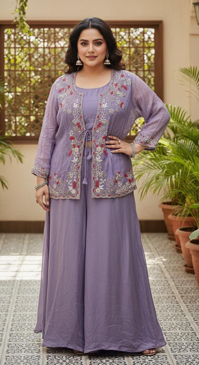 INDO-WESTERN FESTIVE OCCASSION PARTY WEAR OUTFIT