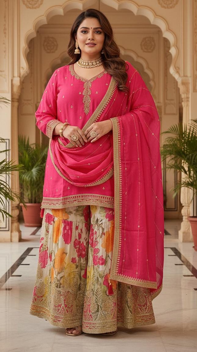 PARTY WEAR GHARARA SET