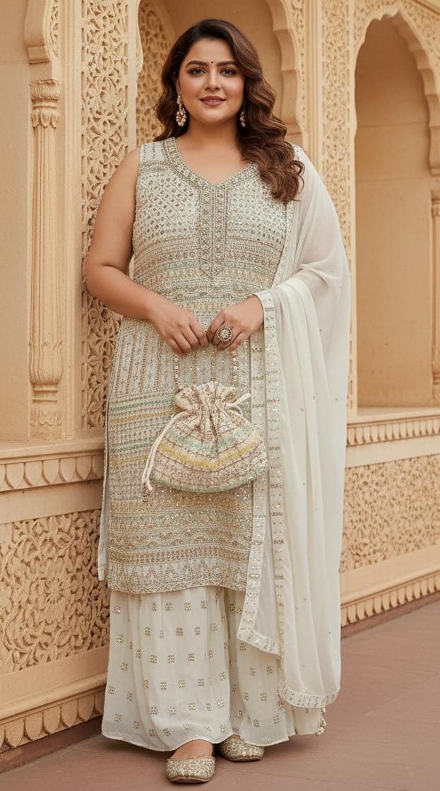 FESTIVE OCCASSION FUNCTIONAL PARTY WEAR OUTFIT