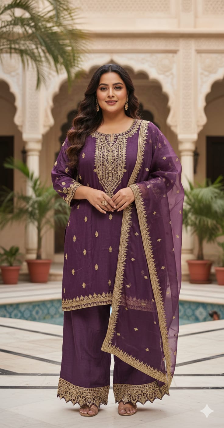 FUNCTIONAL FESTIVE OCCASSION PARTY WEAR OUTFIT