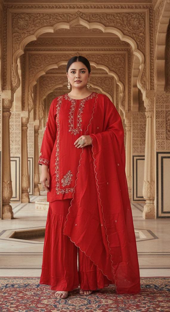 FESTIVE OCCASSION FUNCTIONAL PARTY WEAR OUTFIT