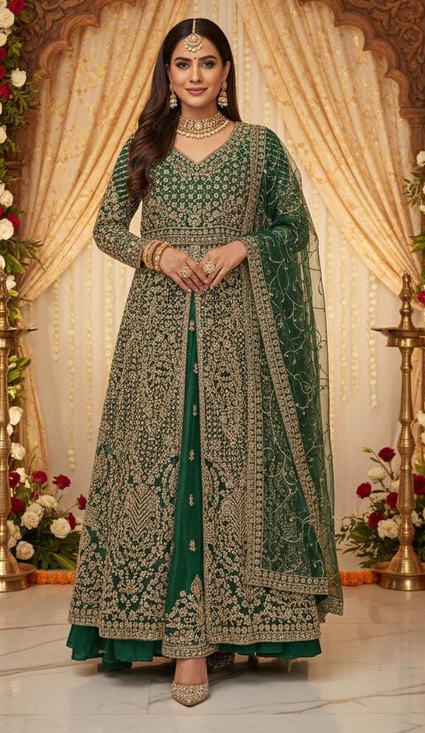 WEDDING,RECEPTION BRIDAL WEAR OUTFIT