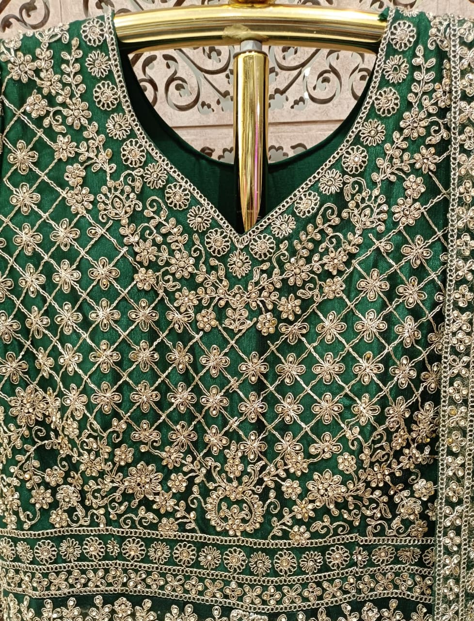 WEDDING,RECEPTION BRIDAL WEAR OUTFIT