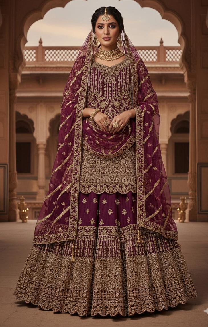 WEDDING RECEPTION  FUNCTIONAL PARTY WEAR OUTFIT