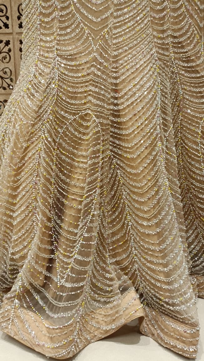 DESIGNER BRIDAL FISH-CUT LEHENGA