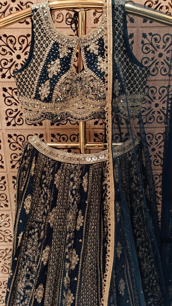 WEDDING,RECEPTION FUNCTIONAL FESTIVE OCCASSION PARTY WEAR OUTFIT