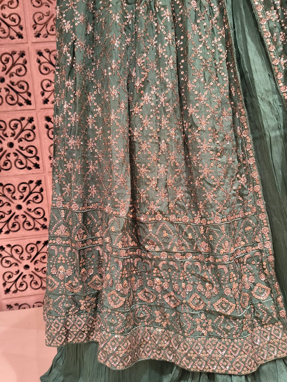 FRONT-CUT STYLE PARTY WEAR OUTFIT