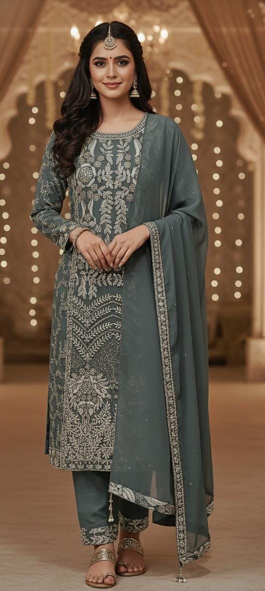 FESTIVE OCCASSION FUNCTIONAL PARTY WEAR OUTFIT