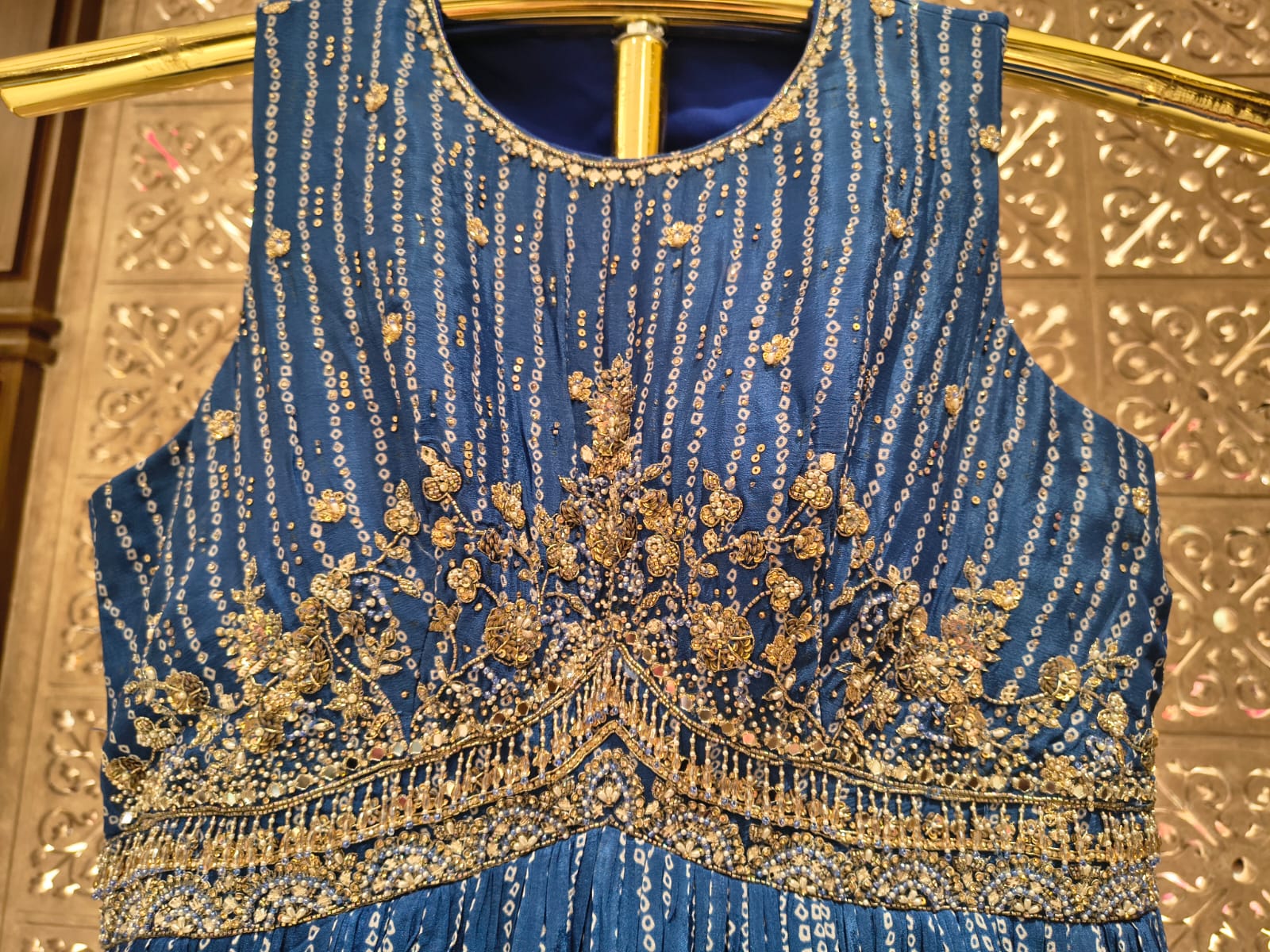 FLOOR LENGTH FUNCTIONAL PARTY WEAR OUTFIT