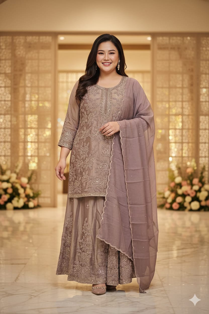 FUNCTIONAL SANGEET HALDI PARTY WEAR OUTFIT