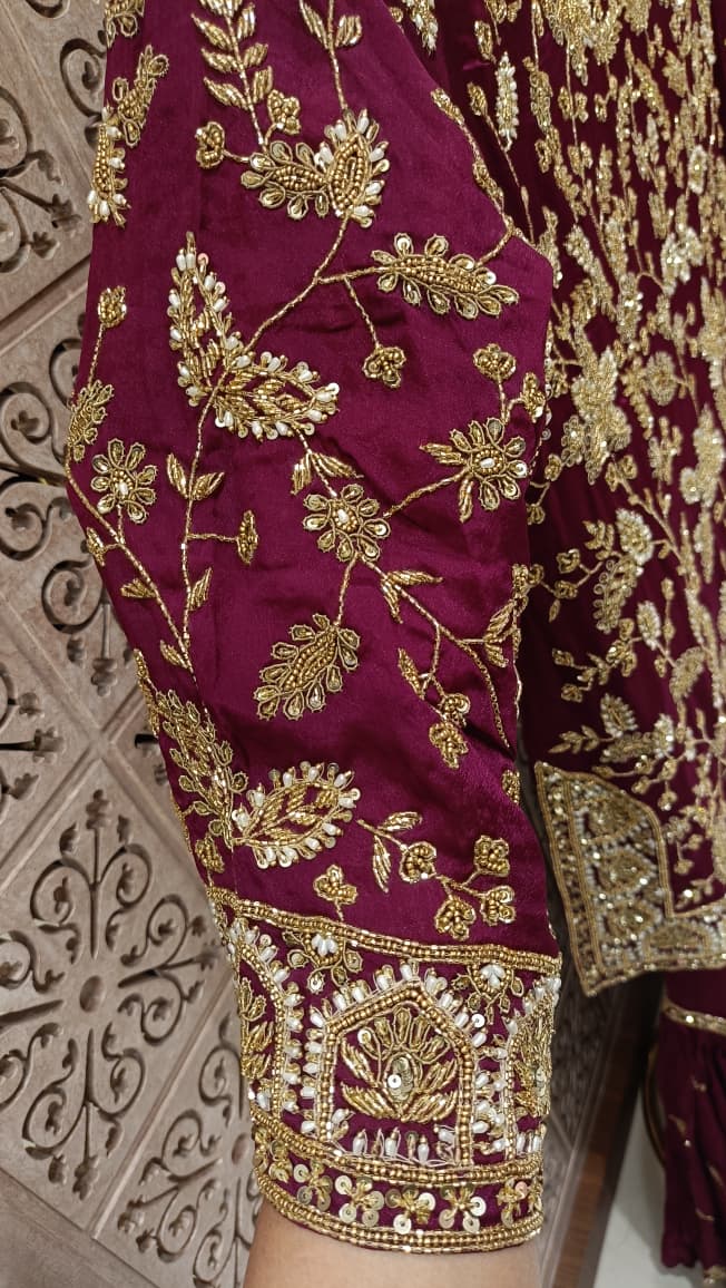 WEDDING,RECEPTION SANGEET PARTY WEAR OUTFIT