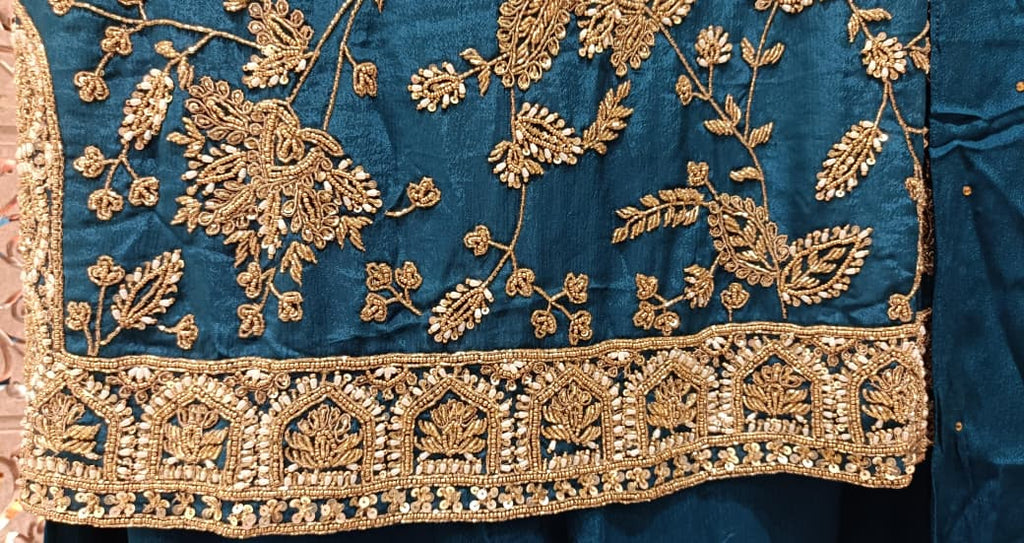 SANGEET MEHENDI FESTIVE OCCASSION PARTY WEAR OUTFIT
