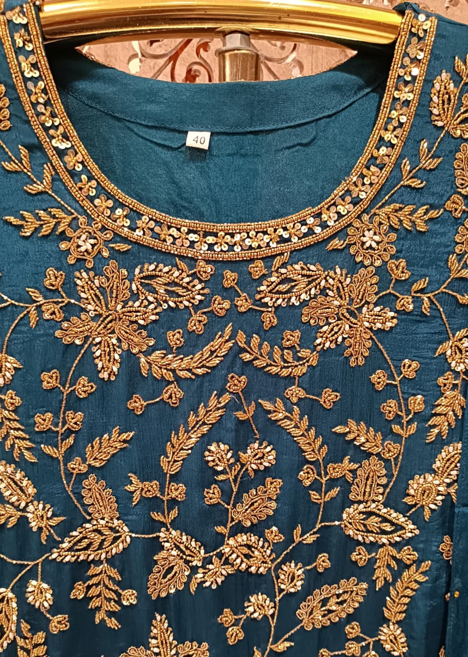 SANGEET MEHENDI FESTIVE OCCASSION PARTY WEAR OUTFIT