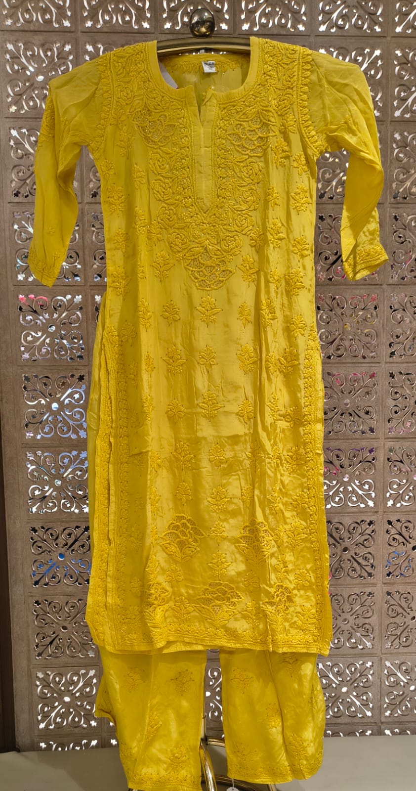 CASUAL DAILY WEAR LAKHNAVI KURTA SET