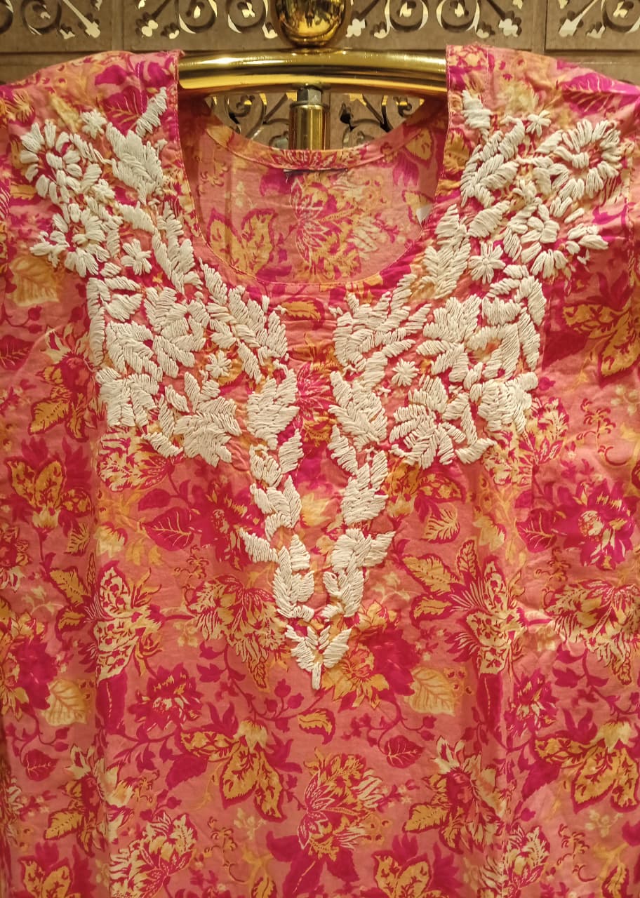DAILY WEAR LAKHNAVI KURTA SET