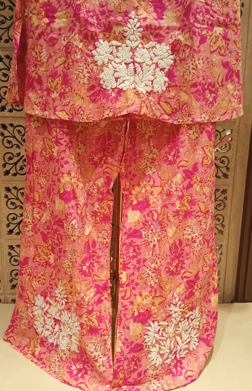 DAILY WEAR LAKHNAVI KURTA SET