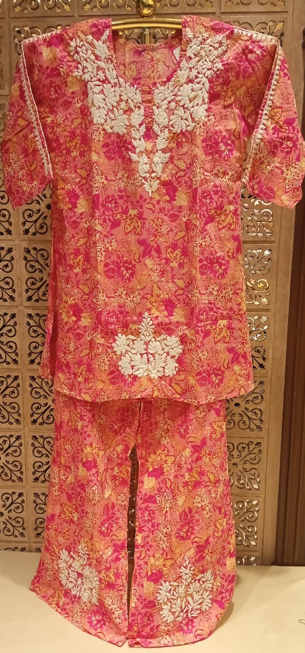 DAILY WEAR LAKHNAVI KURTA SET