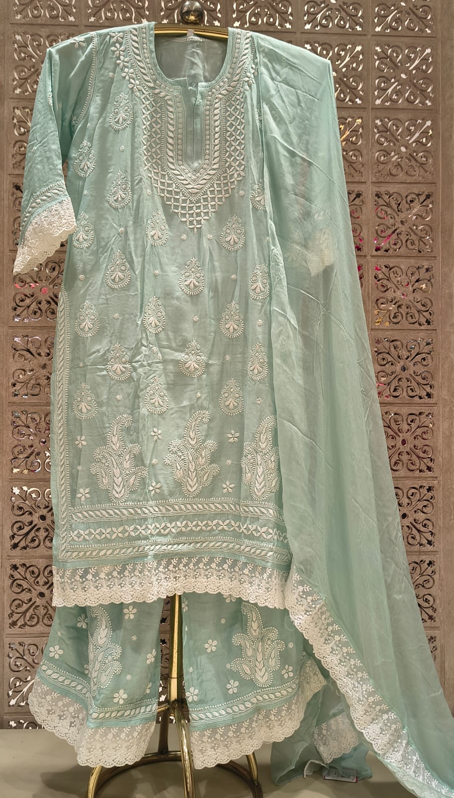 DAILY WEAR CASUAL LAKHNAVI KURTA SET