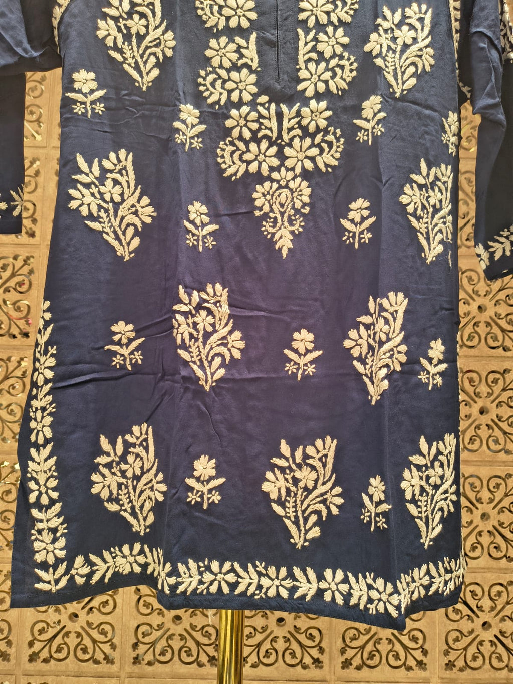 DAILY WEAR LAKNAVI KURTA SET