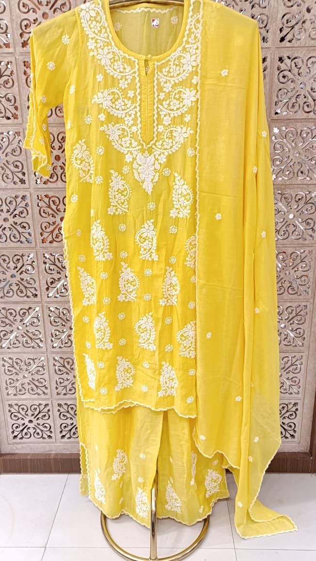 DAILY WEAR LAKHNAVI KURTA SET